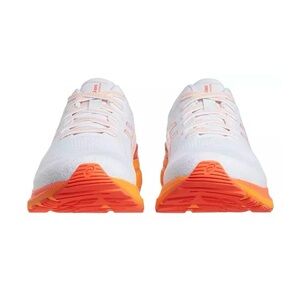 Asics White and Orange Man  Running Shoes size 9 1/2 NWT